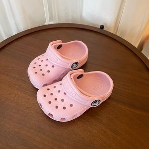 Purple toddler crocs